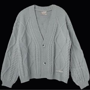Taylor Swift The Tortured Poets Department Gray Cardigan Size Medium/ Large